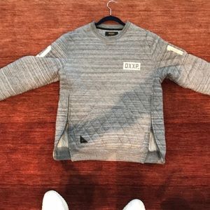 Heavy quilted ten deep crewneck sweatshirt